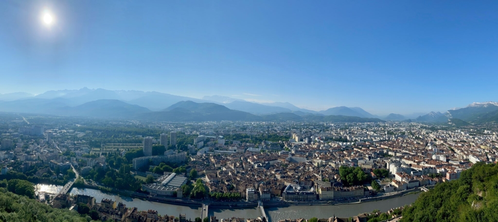 Grenoble_vue_Bastille Grenoble vue depuis La Bastille